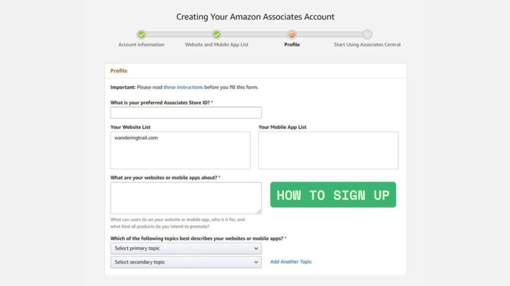 amazon affiliate login,