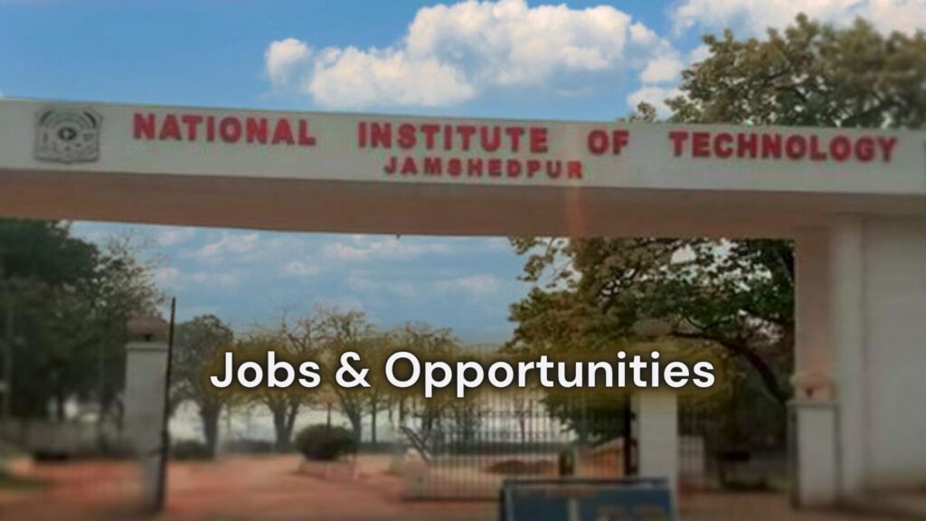 jrf jobs nit jamshedpur,